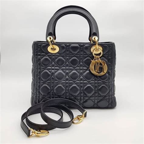 lady dior pre loved|dior lambskin handbags.